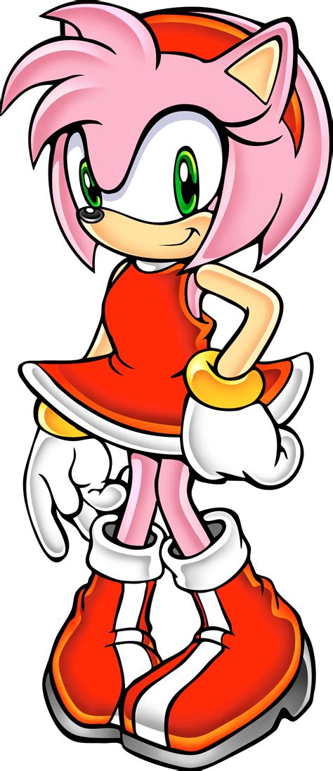 amy rose rose|amy rose with sonic.